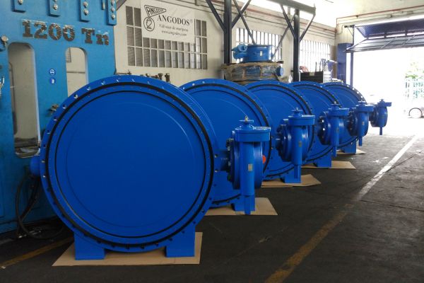 DN1400 PN10 Butterfly valve